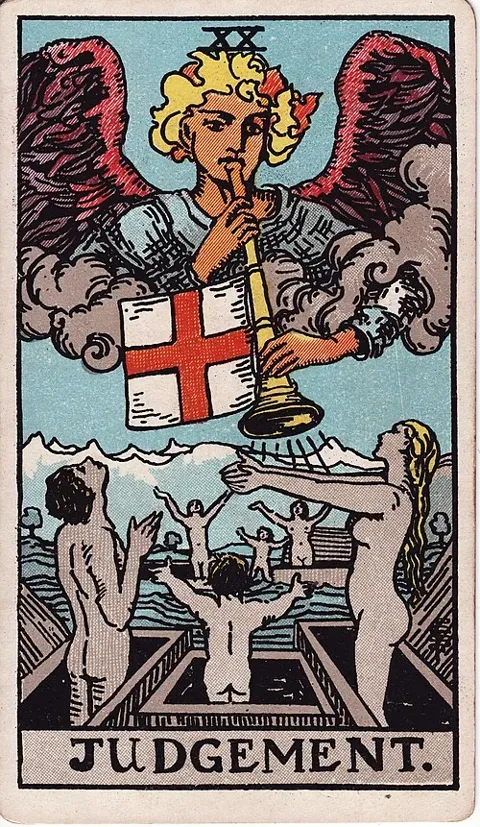 Judgement, Rider–Waite–Smith tarot (1909)