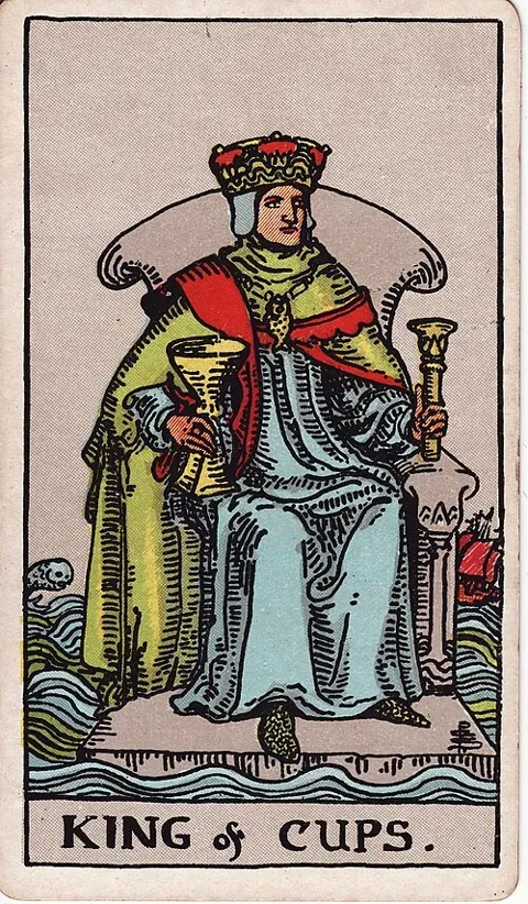 King of Cups, Rider–Waite–Smith tarot (1909)