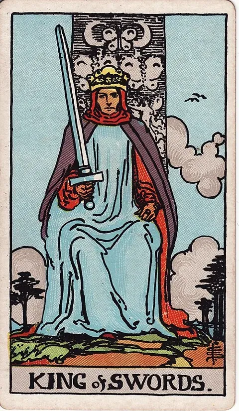 King of Swords, Rider–Waite–Smith tarot (1909)