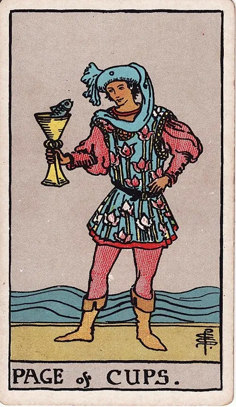Page of Cups, Rider–Waite–Smith tarot (1909)