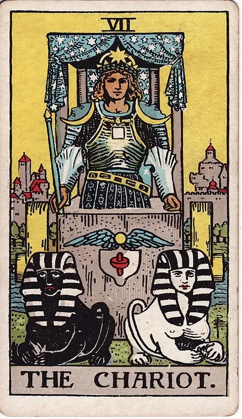 The Chariot, Rider–Waite–Smith tarot (1909)