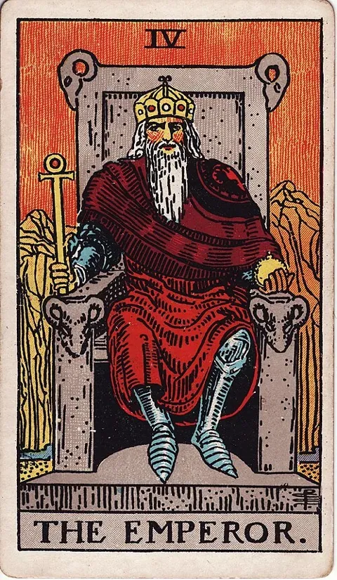 The Emperor, Rider–Waite–Smith tarot (1909)