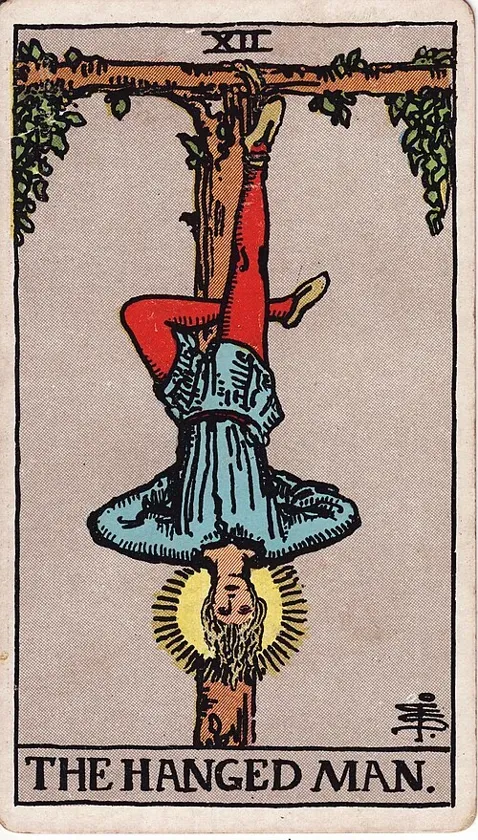 The Hanged Man, Rider–Waite–Smith tarot (1909)