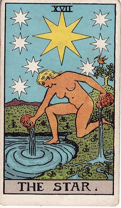 The Star, Rider–Waite–Smith tarot (1909)
